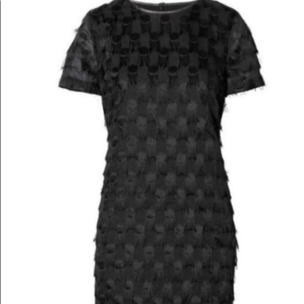 BANANA REPUBLIC Short Sleeve Peacock Sheath Dress